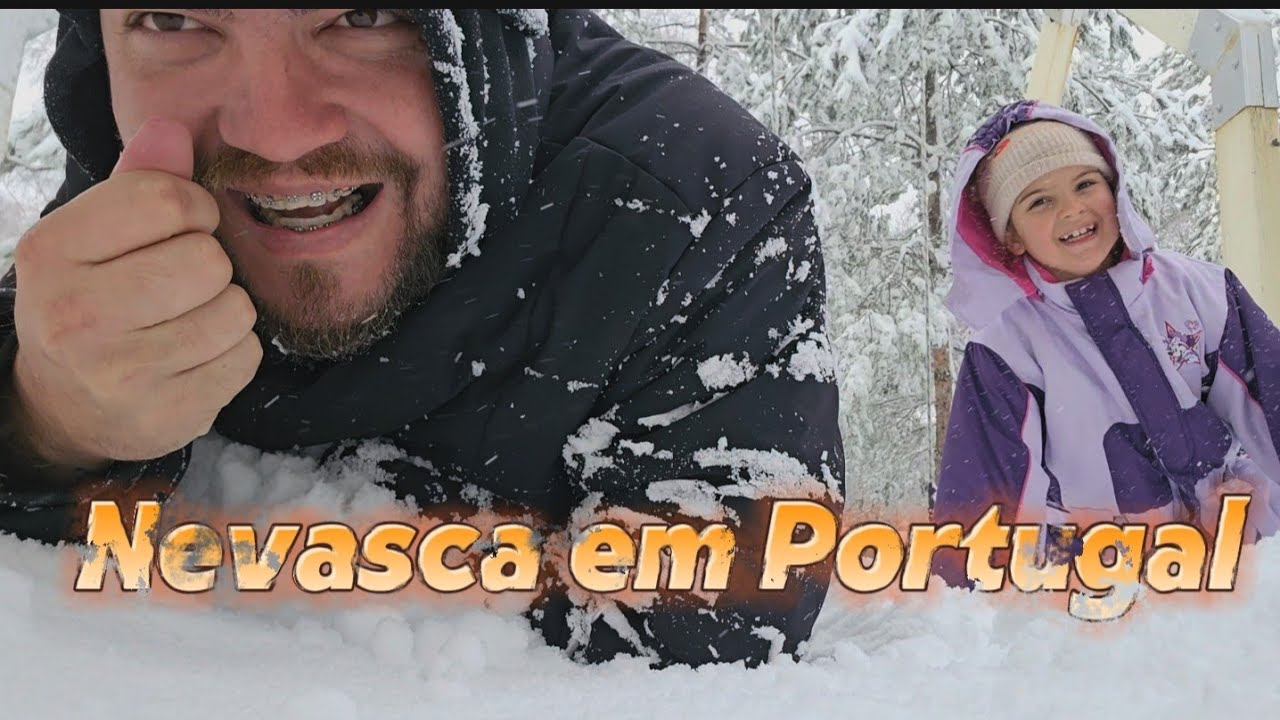 PRESOS NA NEVE EM PORTUGAL - a maior nevasca da década