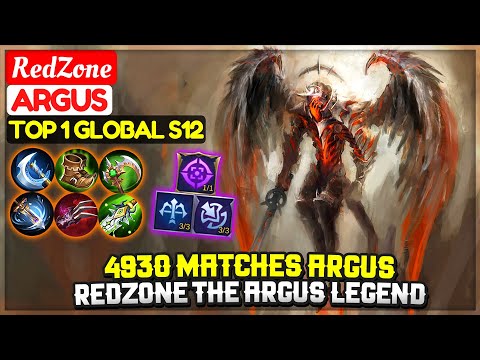4930 Matches Argus, Redzone The Argus Legend [ Top 1 Global Argus S12 ] RedZone - Mobile Legends