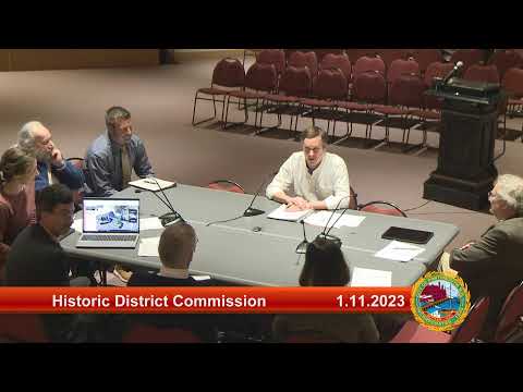 1.11.2023 Historic District Commission