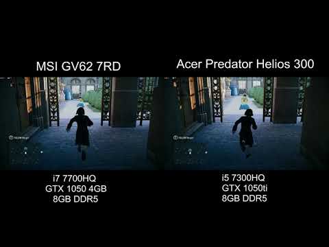 MSI GV627RD vs Acer Predator Helios 300 G3-572