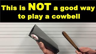 Video thumbnail for This is the wrong way to play a cowbell. あまり良くない演奏。 Esta es la forma incorrecta de tocal la campana. by カウベルマニア Cowbell-Mania Campana-Manía Cencerro-Manía
