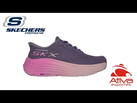 Tênis Skechers Max Cushioning Endeavour Hall Fem 129473-PUR