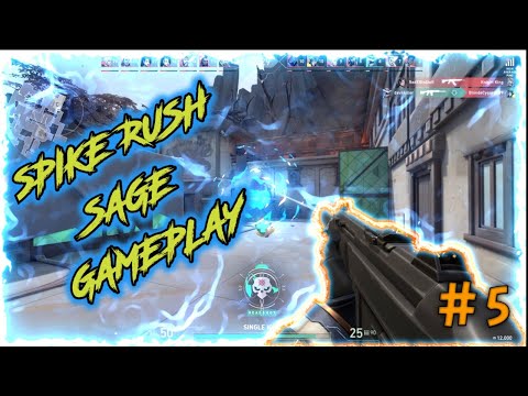 #VALORANT #AGENT #RIOTGAMES Sage spike rush | These PRO SAGE Plays are INSANE | Valorant gameplay #5