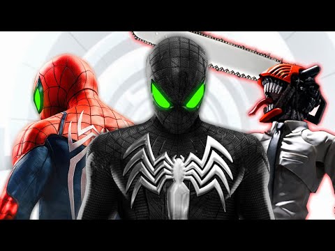Fat vs Muscles Spiderman | TEAM SPIDER-MAN vs BAD GUY TEAM Fight  CHAINSAW MAN Live Action Battle