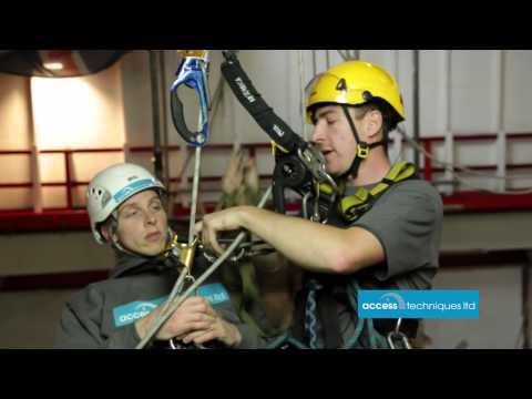 Rescue from ascent, and Re belay rescue by Access-techniques