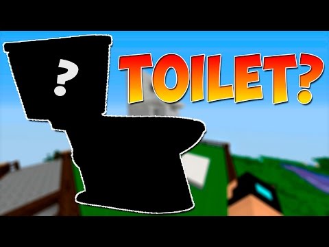 Minecraft BUILD CHALLENGE! "GIANT TOILET?" - (Minecraft)