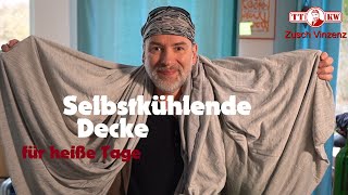 ✅Selbstkühlende Decke von Elegear für den heißen Sommer. 2in1 Kühldecke aus Baumwolle und Arc-Chill