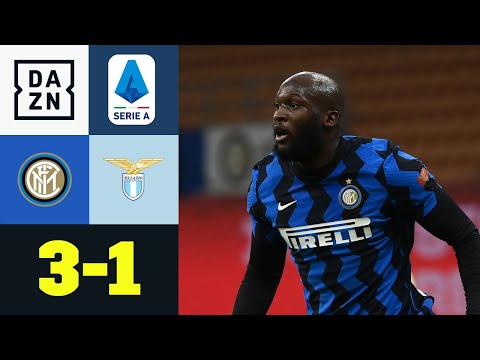 Lukaku überrollt harmlose Hauptstädter: Inter – Lazio 3:1 | Serie A | DAZN Highlights