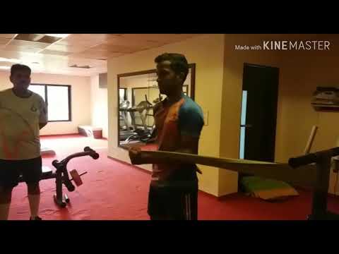 Thera band strengthing excersise for Badminton By Ashish Bariya