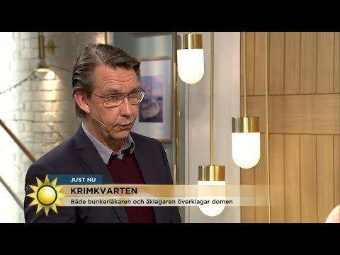 Krimkvarten med Hasse Aro - Därför överklagar "bunkerläkaren" - Nyhetsmorgon (TV4)