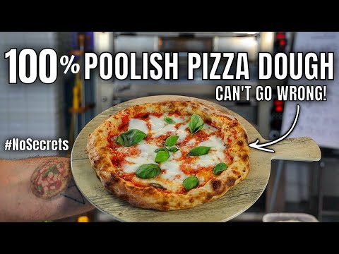How To Make Best Neapolitan Pizza - 100% Poolish Recipe In Electric Oven
