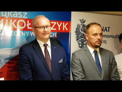 Łukasz Mikołajczyk z poparciem Piotra Walkowskiego, Przewodniczącego Rady Powiatu Ostrowskiego