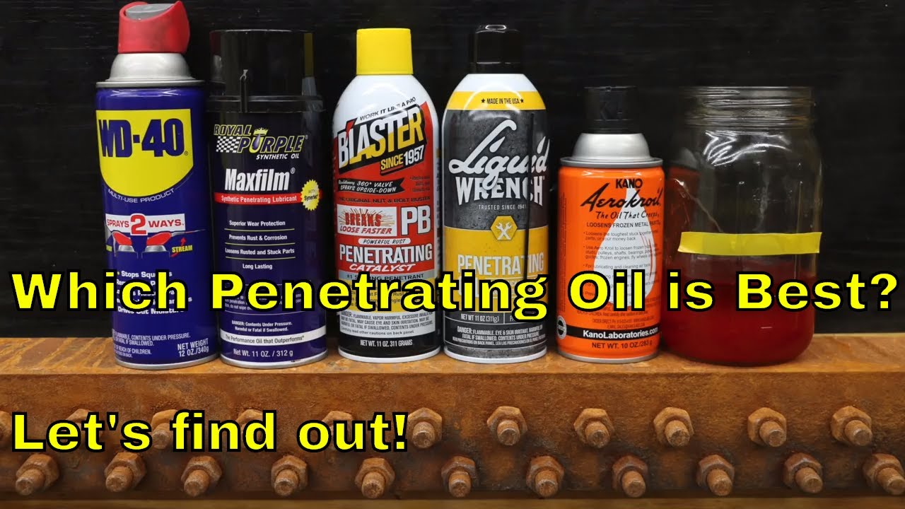 Which Penetrating Oil is Best? Let's find out!