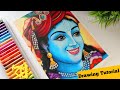 Krishna oil pastel drawing | Krishna drawing ❤️ | Tutorial |