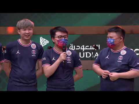 PSG.LGD champion of Riyadh Masters 2022 interview