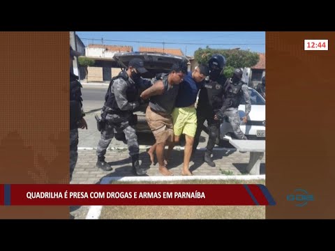 Quadrilha é presa com armas de fogo na cidade de Parnaíba 29 07 2021