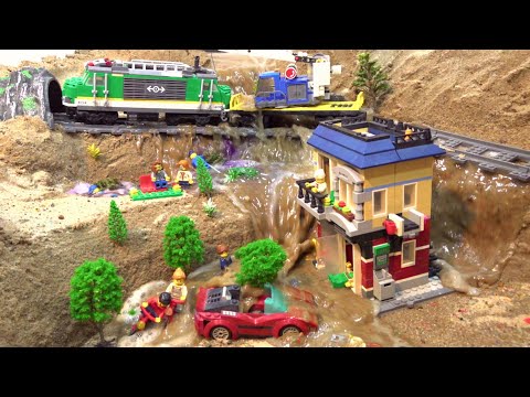 LEGO Dam Breach, Tsunami, Flood And Other LEGO Natural Disaster Movies #20