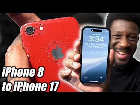 I FINALLY UPGRADED! Crusty iPhone 8 Evolves into iPhone 17 - Biggest Changes