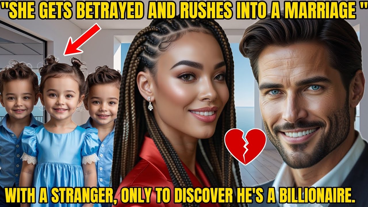 "BETRAYED GIRL RUSHES INTO MARRIAGE WITH A STRANGER, ONLY TO DISCOVER HE'S A BILLIONAIRE"