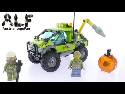 Vidéo LEGO City 60121 : Le camion d'exploration du volcan