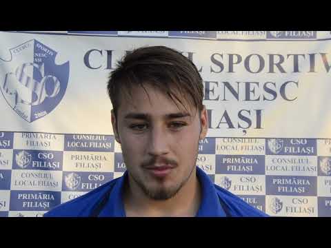 Bogdan Geanimu, după Filiași - Becicherecul Mic 3-0 (Video: Alex Vîrtosu)