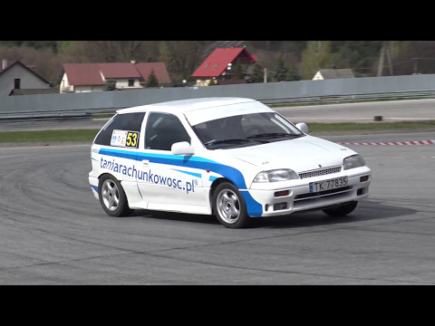 Kałuziński Radosław - Suzuki Swift - SuperOES 4 Runda  Tor Kielce 22-04-2017