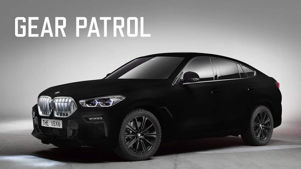 The BMW X6 Vantablack Is Almost Too Dark to See