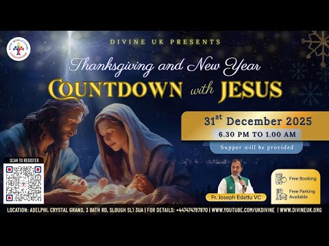 (LIVE) Thanksgiving and New Year Countdown with Jesus (31 December 2025)