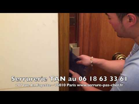 Tutoriel ouvrir une porte clé oublié à l'interieur? technique serrurier porte claquee