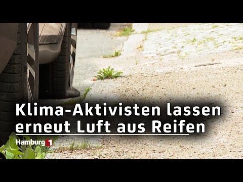 Diesmal in Nienstedten - An 33 Autos Luft aus Reifen gelassen