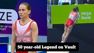 Download lagu 50 year-old Legend Oksana Chusovitina makes Vault Final at Baku World Cup 2026 mp3