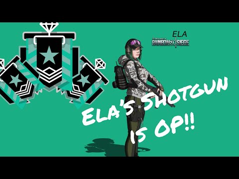 Ela's Shotgun Is OP!!!| RAINBOW SIX® SIEGE Ps4 Highlights