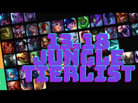 PATCH 13.18 JUNGLE TIERLIST (LEAGUE OF LEGENDS)