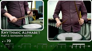 Beginner Snare Drum Exercise | The Rhythmic Alphabet | Parts 1-5