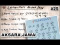 AKSARA JAWA #25 - Latihan Nulis Aksara Jawa
