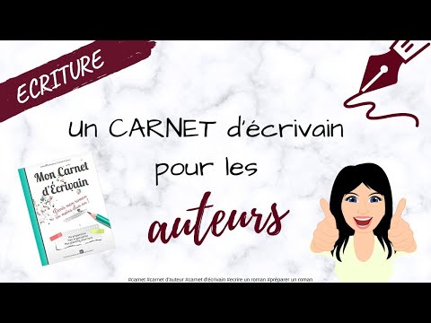 Un CARNET d'écrivain pour AUTEUR
