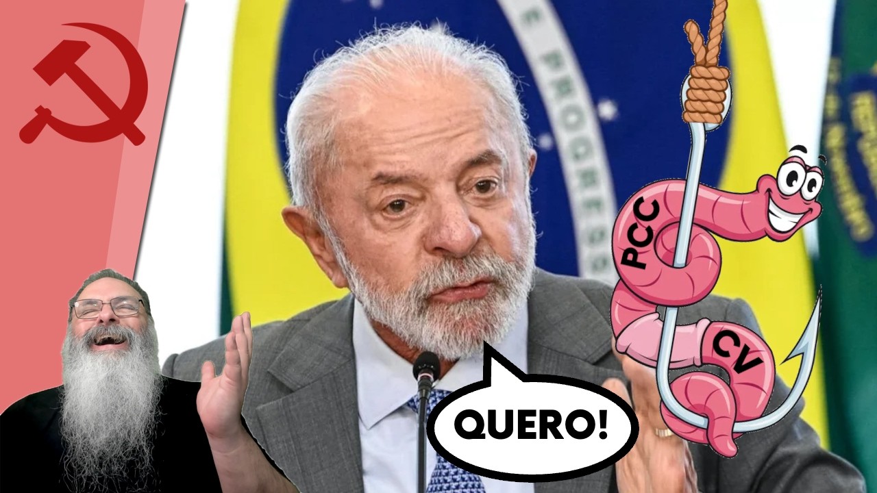 LULA, ESQUERDA e MÍDIA TRADICIONAL CORREM para DEFENDER PCC e CV: BURRICE ou tem ALGO MAIS?