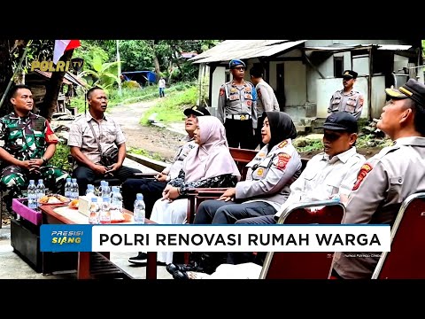 POLRESTA CIREBON RENOVASI DUA RUMAH WARGA TAK LAYAK HUNI