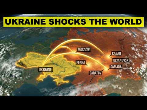 The War Is Now In Moscow: Millions Panic as Ukraine Hits Russian Capital & 13 Regions