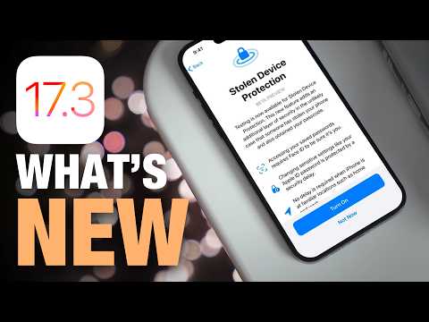 iOS 17.3 Out Now - New Features!