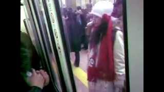 preview picture of video 'Beijing China subway- Running of the bulls 0066.mp4'