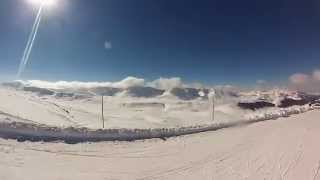 preview picture of video 'Sci e GoPro a Roccaraso/Monte Pratello/Aremogna/Pizzalto -13 feb 2015'