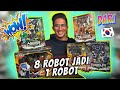 Unboxing Mainan 8 Juta Dari Korea Miniforce Dinoid Lengkap 8 Dinoid Super Keren