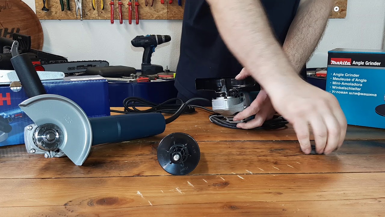 Bosch GWS 9-125 Angle grinder , Makita 9558HN Angle grinder
