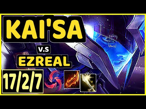 K1NG (KAI'SA) vs EZREAL - 17/2/7 KDA BOTTOM ADC CHALLENGER GAMEPLAY - OC