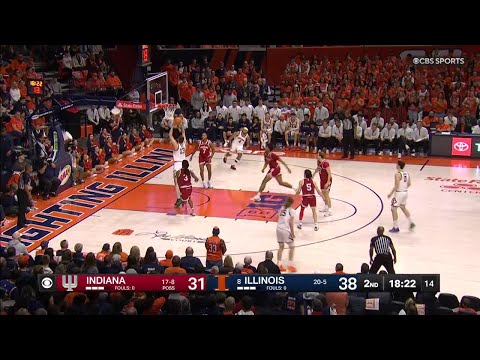 Tomislav Ivisic THROWS IT DOWN vs. Indiana | Illinois Basketball
