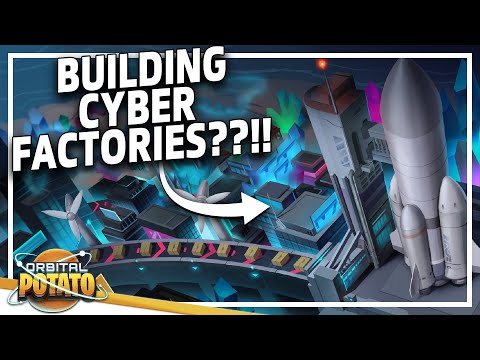 AUTOMATING CYBER FACTORIES!! - Cyber Factories - Factory Builder Colony Sim