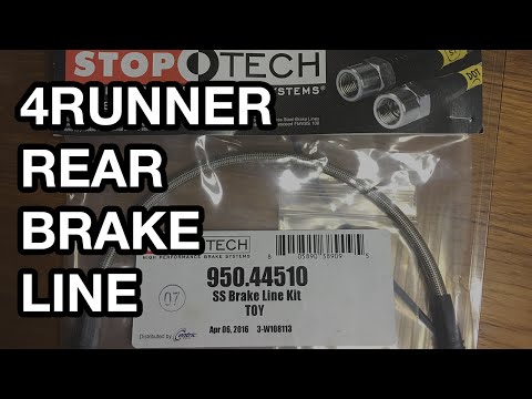 Toyota 4Runner/Tacoma Rear Brake Line Replacement