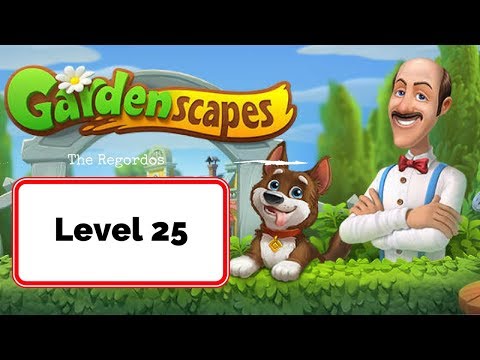 Gardenscapes Level 25 - No Boosters