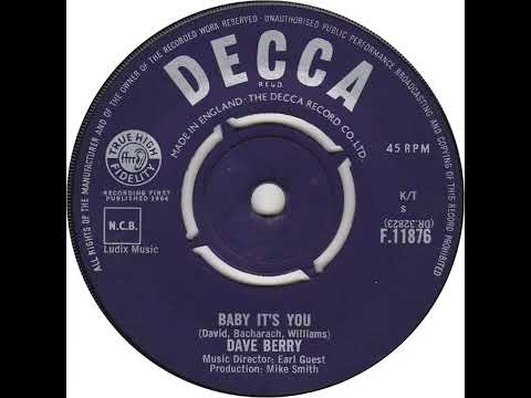 UK New Entry 1964 (90) Dave Berry - Baby It's You
